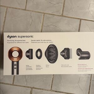 New Dyson Supersonic Hair Dryer - Nickel / Copper